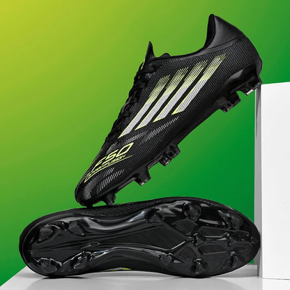 Men Football Boots - Professional TF FG Soccer Shoes With Ankle Support Cleats - ZOOMNSTORE