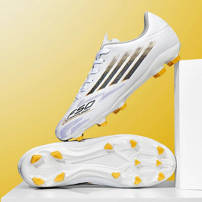 Men Football Boots - Professional TF FG Soccer Shoes With Ankle Support Cleats - ZOOMNSTORE