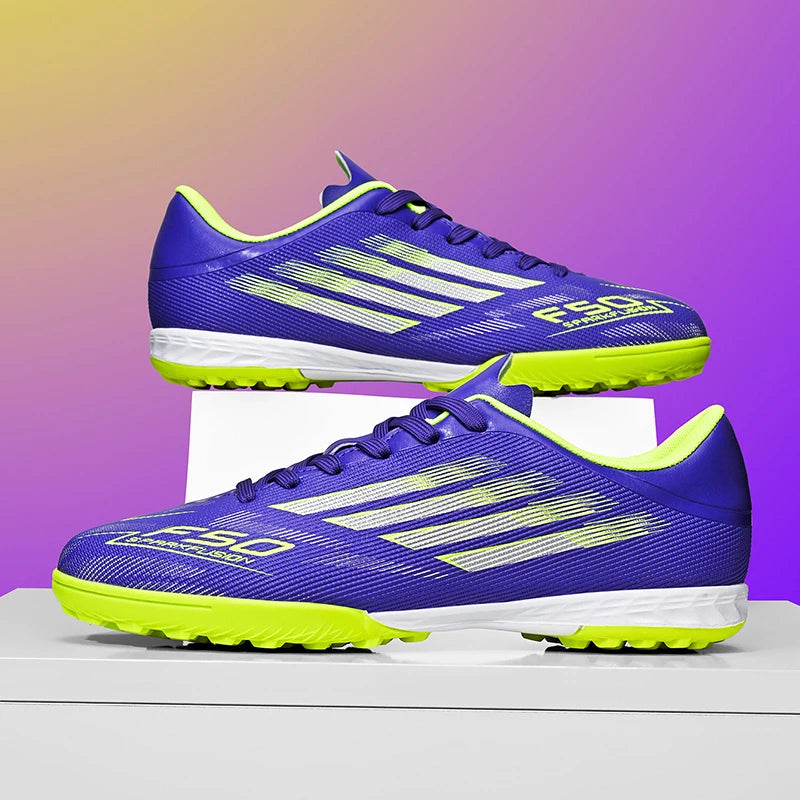 Men Football Boots - Professional TF FG Soccer Shoes With Ankle Support Cleats - ZOOMNSTORE