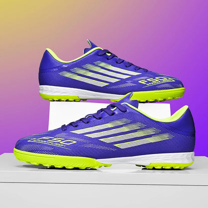 Men Football Boots - Professional TF FG Soccer Shoes With Ankle Support Cleats - ZOOMNSTORE