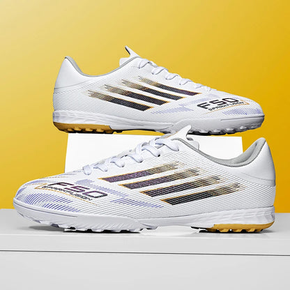 Men Football Boots - Professional TF FG Soccer Shoes With Ankle Support Cleats - ZOOMNSTORE