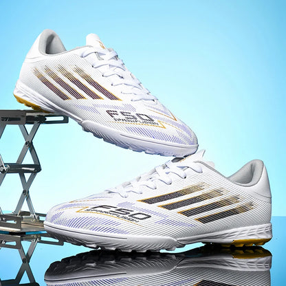Men Football Boots - Professional TF FG Soccer Shoes With Ankle Support Cleats - ZOOMNSTORE
