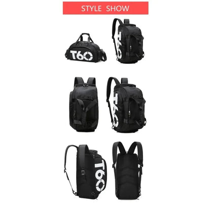 Men Gym Bag – Large Capacity Travel Sports Backpack With Dry Wet Separation - ZOOMNSTORE