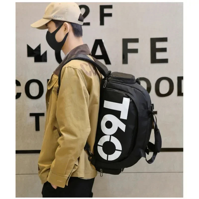 Men Gym Bag – Large Capacity Travel Sports Backpack With Dry Wet Separation - ZOOMNSTORE
