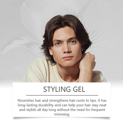 Strong Hold Hair Styling Gel - Professional Molding  Shine Control - ZOOMNSTORE