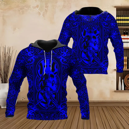 Fashion Men Hoodies Four Seasons Vintage Skull 3D Print Pullover Sweatshirts Men Comforts Kangaroo Pocket Y2k Hoodies Clothing - ZOOMNSTORE