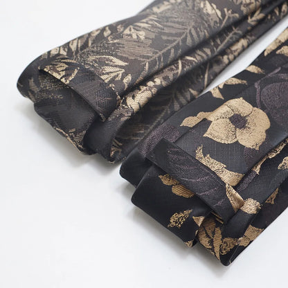 Mens Jacquard Tie - Floral Dot Necktie for Weddings  Daily Wear - ZOOMNSTORE