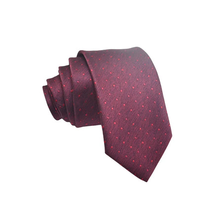 Mens Jacquard Tie - Floral Dot Necktie for Weddings  Daily Wear - ZOOMNSTORE