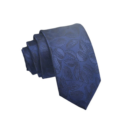 Mens Jacquard Tie - Floral Dot Necktie for Weddings  Daily Wear - ZOOMNSTORE