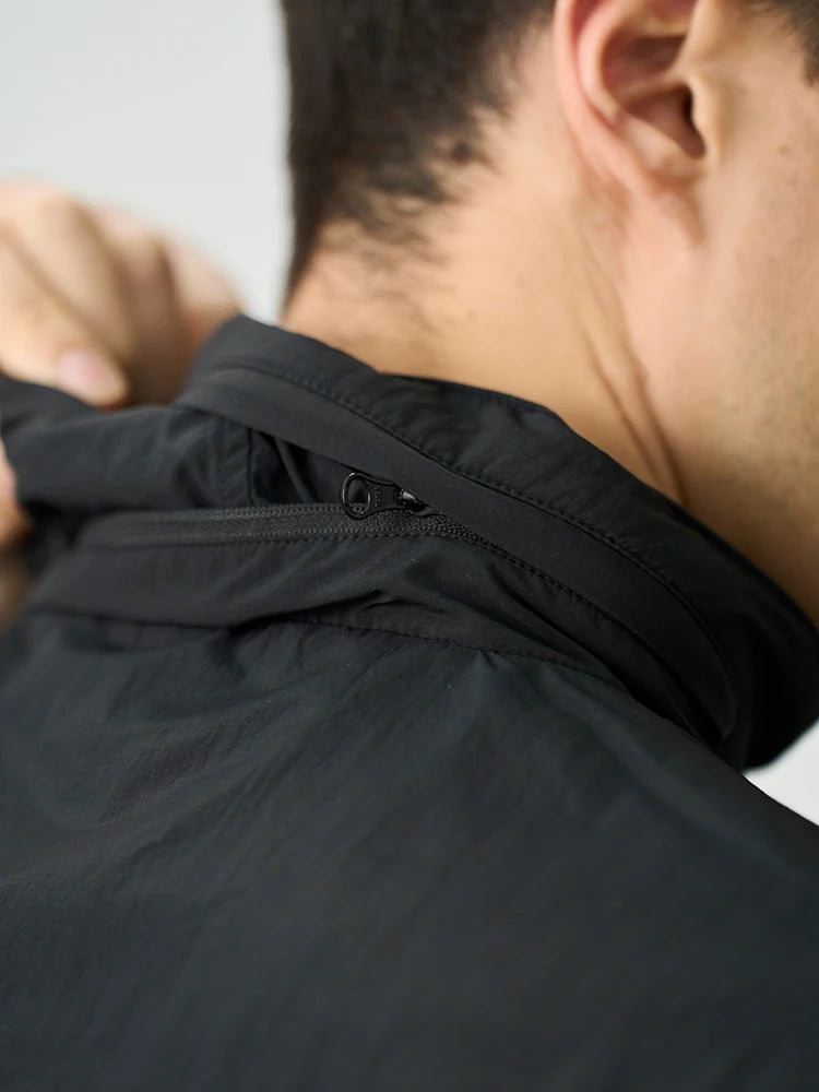 Mens Lightweight Oversize Hooded Jacket - Thin Outdoor Wrinkle-Resistant Fabric - ZOOMNSTORE