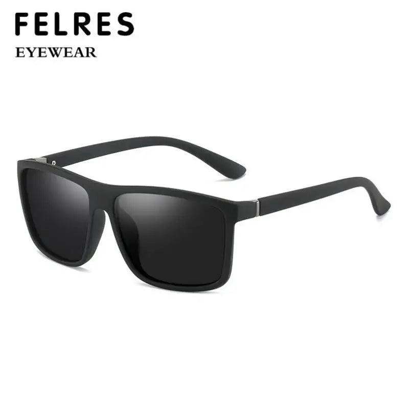 Men Myopia Glasses Square Frame - Prescription Sunglasses With UV Protection - ZOOMNSTORE