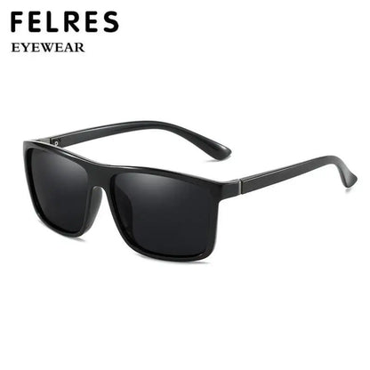 Men Myopia Glasses Square Frame - Prescription Sunglasses With UV Protection - ZOOMNSTORE