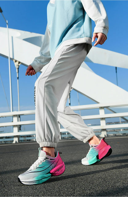 Men Running Shoes - Lightweight Breathable Marathon Sneakers with Air Cushion - ZOOMNSTORE