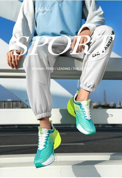 Men Running Shoes - Lightweight Breathable Marathon Sneakers with Air Cushion - ZOOMNSTORE