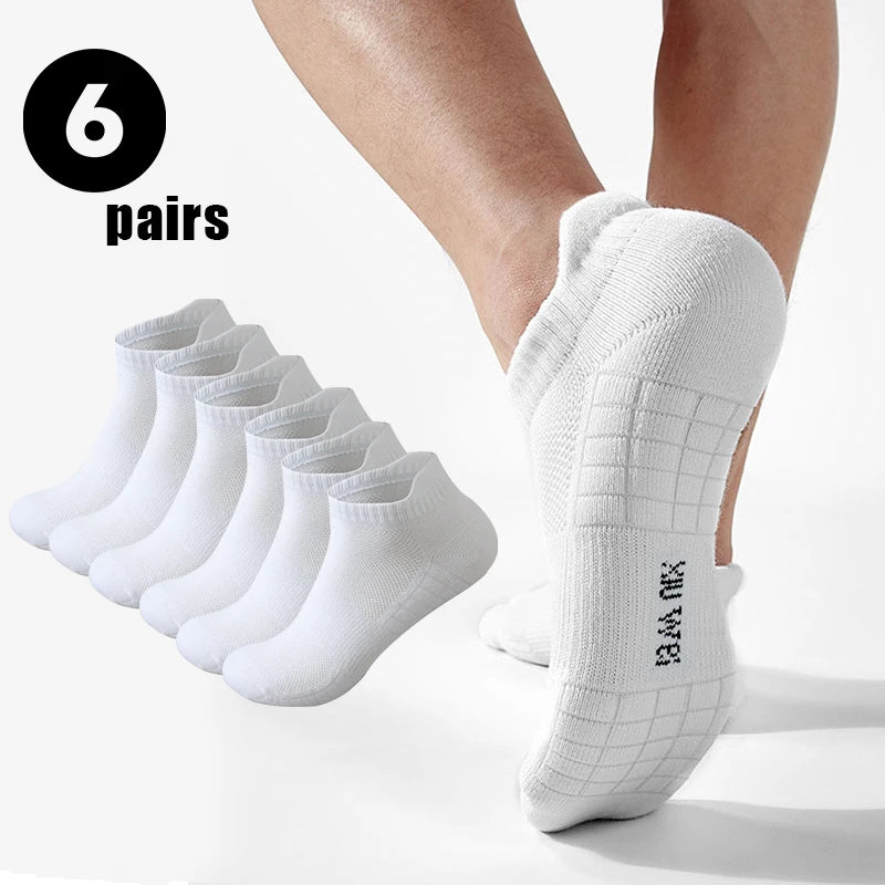 Men Running Socks – Breathable Thin Athletic Sports Socks for Basketball, Cycling & Hiking - ZOOMNSTORE