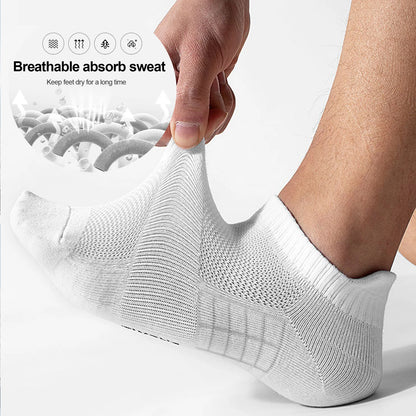 Men Running Socks – Breathable Thin Athletic Sports Socks for Basketball, Cycling & Hiking - ZOOMNSTORE