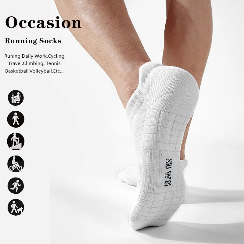 Men Running Socks – Breathable Thin Athletic Sports Socks for Basketball, Cycling & Hiking - ZOOMNSTORE