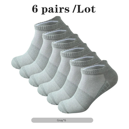 Men Running Socks – Breathable Thin Athletic Sports Socks for Basketball, Cycling & Hiking - ZOOMNSTORE