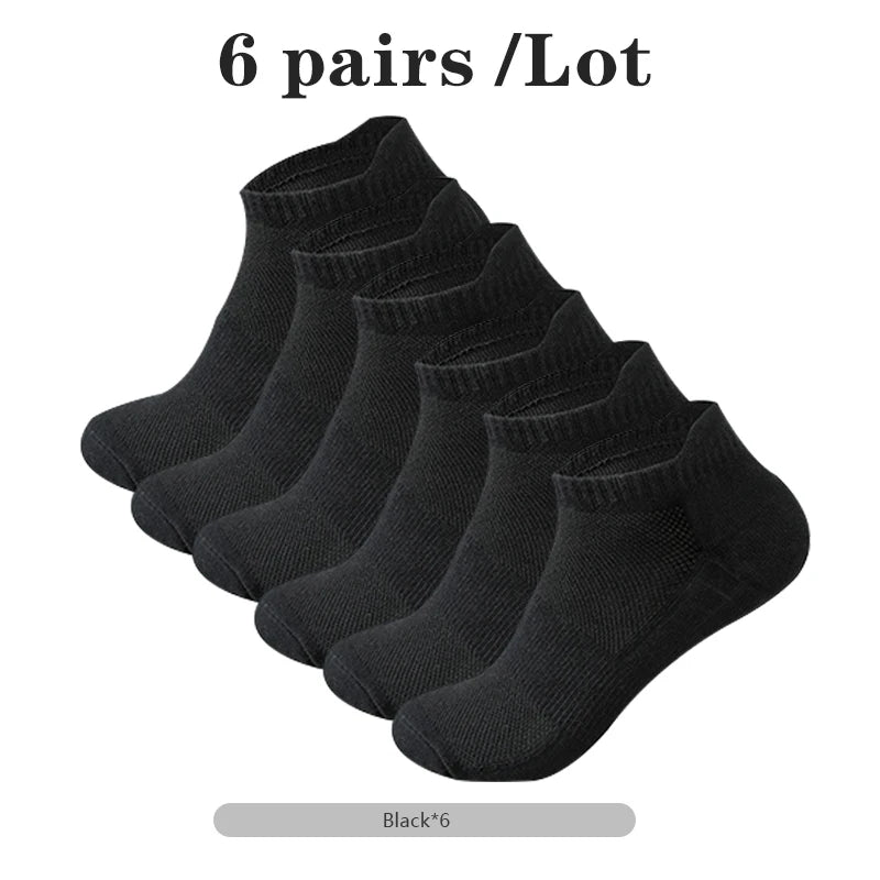 Men Running Socks – Breathable Thin Athletic Sports Socks for Basketball, Cycling & Hiking - ZOOMNSTORE
