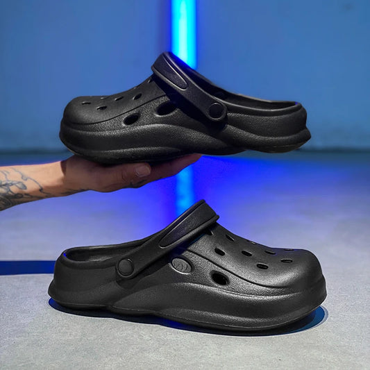 Men Sandals Casual Lightweight EVA Slip-On Clogs | Breathable Summer Beach Shoes - ZOOMNSTORE