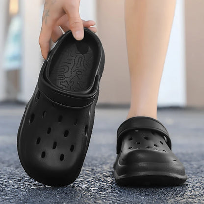 Men Sandals Casual Lightweight EVA Slip-On Clogs | Breathable Summer Beach Shoes - ZOOMNSTORE