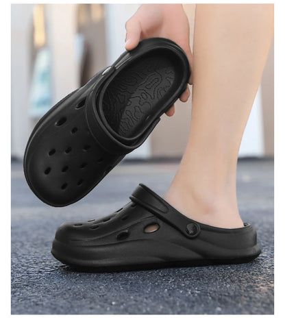Men Sandals Casual Lightweight EVA Slip-On Clogs | Breathable Summer Beach Shoes - ZOOMNSTORE