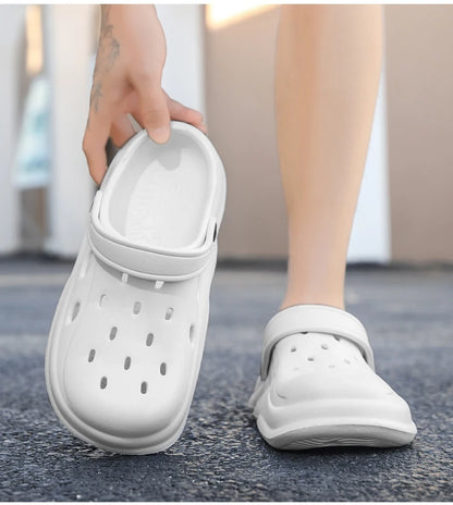 Men Sandals Casual Lightweight EVA Slip-On Clogs | Breathable Summer Beach Shoes - ZOOMNSTORE