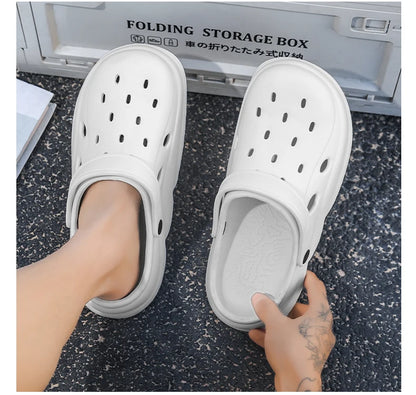 Men Sandals Casual Lightweight EVA Slip-On Clogs | Breathable Summer Beach Shoes - ZOOMNSTORE