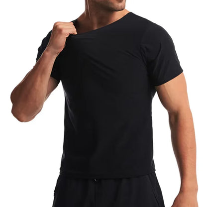Men Sauna Sweat Shirt - Compression Waist Trainer & Body Shaper Vest for Weight Loss - ZOOMNSTORE