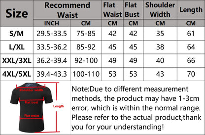Men Sauna Sweat Shirt - Compression Waist Trainer & Body Shaper Vest for Weight Loss - ZOOMNSTORE
