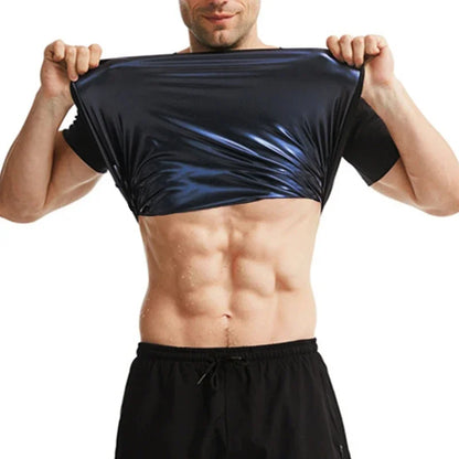 Men Sauna Sweat Shirt - Compression Waist Trainer & Body Shaper Vest for Weight Loss - ZOOMNSTORE