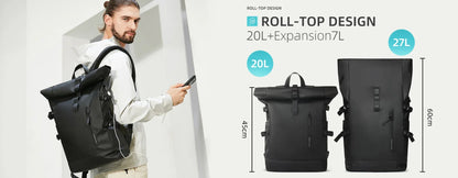 Men Shoulder Bag – Waterproof Oxford Crossbody Bag with USB Charging for 9.7 Inch iPad - ZOOMNSTORE