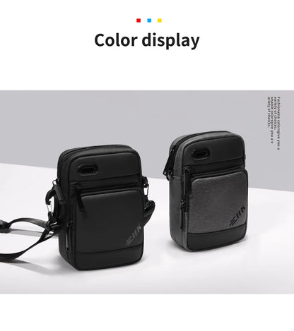 Men Shoulder Bag – Waterproof Oxford Crossbody Bag with USB Charging for 9.7 Inch iPad - ZOOMNSTORE