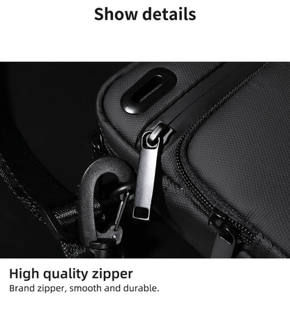 Men Shoulder Bag – Waterproof Oxford Crossbody Bag with USB Charging for 9.7 Inch iPad - ZOOMNSTORE