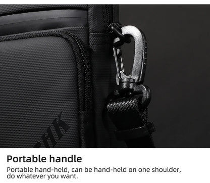 Men Shoulder Bag – Waterproof Oxford Crossbody Bag with USB Charging for 9.7 Inch iPad - ZOOMNSTORE