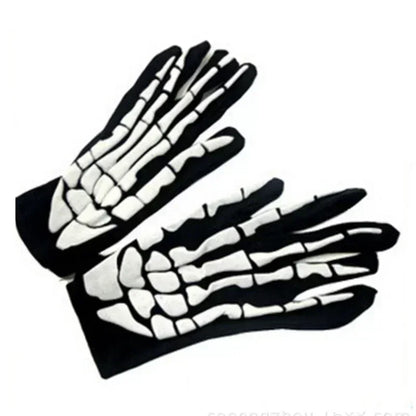 1 Pair Male Gloves Mittens Fashion Men Horror Skull Claw Bone Party Supplies Favors Halloween DIY Decoration - ZOOMNSTORE