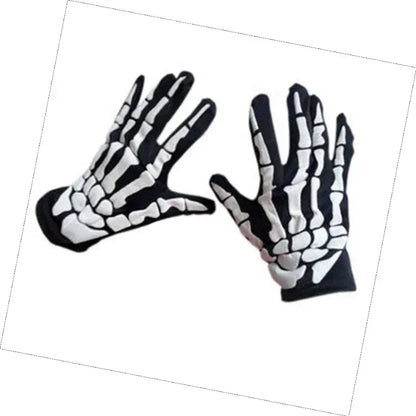 1 Pair Male Gloves Mittens Fashion Men Horror Skull Claw Bone Party Supplies Favors Halloween DIY Decoration - ZOOMNSTORE
