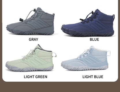 Men Snow Boots - Winter Hiking Shoes With Warm Plush Fur, Outdoor Ankle Boots - ZOOMNSTORE