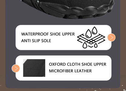 Men Snow Boots - Winter Hiking Shoes With Warm Plush Fur, Outdoor Ankle Boots - ZOOMNSTORE