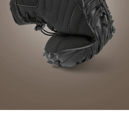 Men Snow Boots - Winter Hiking Shoes With Warm Plush Fur, Outdoor Ankle Boots - ZOOMNSTORE