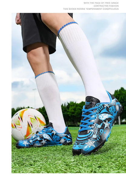 Men Soccer Boots – Professional Football Cleats Indoor | Non Slip Soccer Shoes - ZOOMNSTORE