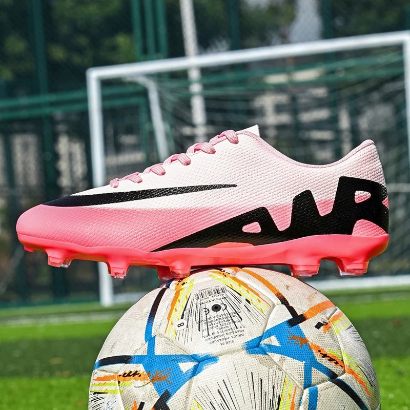 Men Soccer Shoes - Breathable Training Soccer Boots | Rubber Outsole Cleats - ZOOMNSTORE