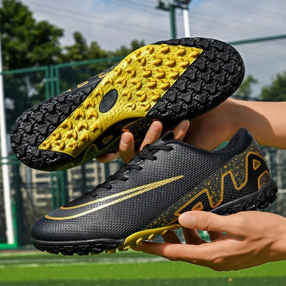 Men Soccer Shoes - Breathable Training Soccer Boots | Rubber Outsole Cleats - ZOOMNSTORE