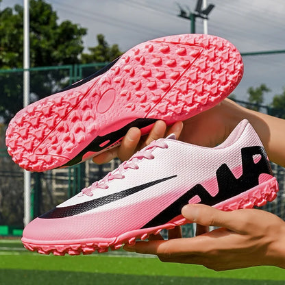 Men Soccer Shoes - Breathable Training Soccer Boots | Rubber Outsole Cleats - ZOOMNSTORE