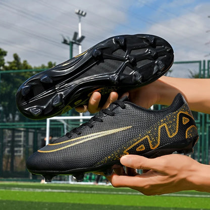 Men Soccer Shoes - Breathable Training Soccer Boots | Rubber Outsole Cleats - ZOOMNSTORE