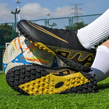 Men Soccer Shoes - Breathable Training Soccer Boots | Rubber Outsole Cleats - ZOOMNSTORE