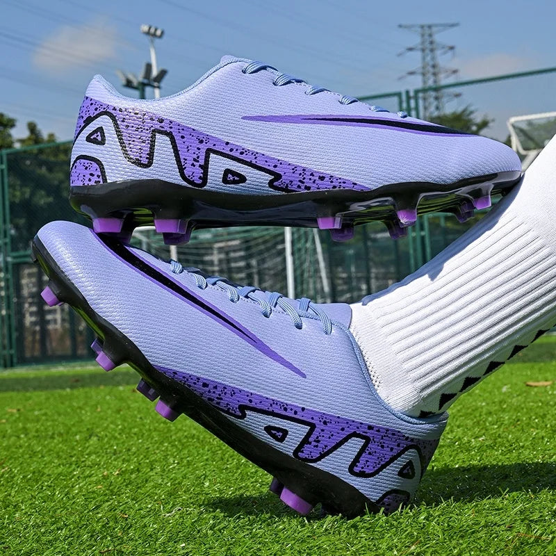Men Soccer Shoes - Breathable Training Soccer Boots | Rubber Outsole Cleats - ZOOMNSTORE