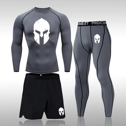 Men Sport Suits - Compression Workout Gear | Rashguard Shirts & MMA Fightwear - ZOOMNSTORE