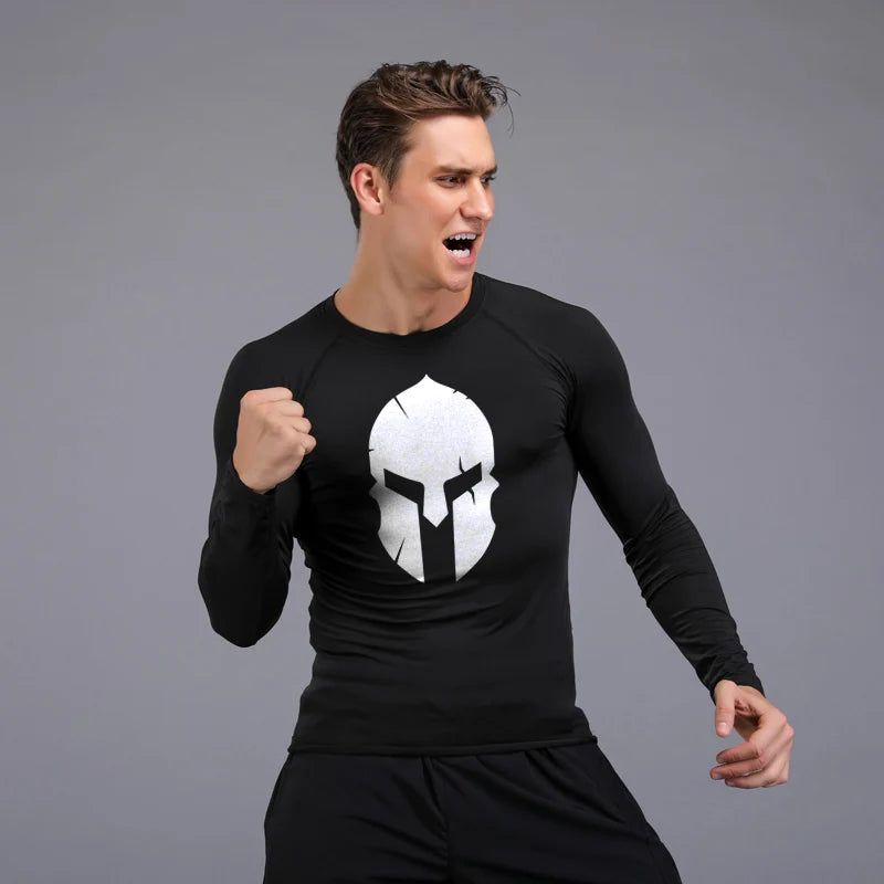 Men Sport Suits - Compression Workout Gear | Rashguard Shirts & MMA Fightwear - ZOOMNSTORE