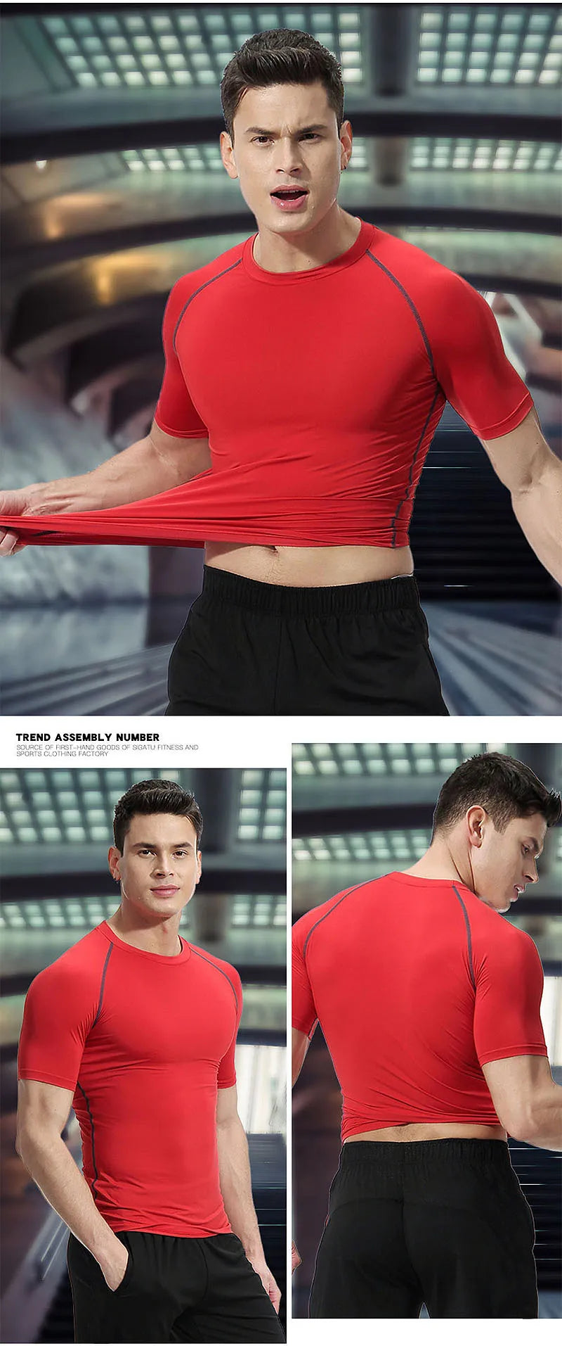 Men Sport Suits - Compression Workout Gear | Rashguard Shirts & MMA Fightwear - ZOOMNSTORE